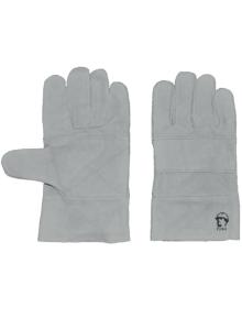 Перчатки спилковые серые